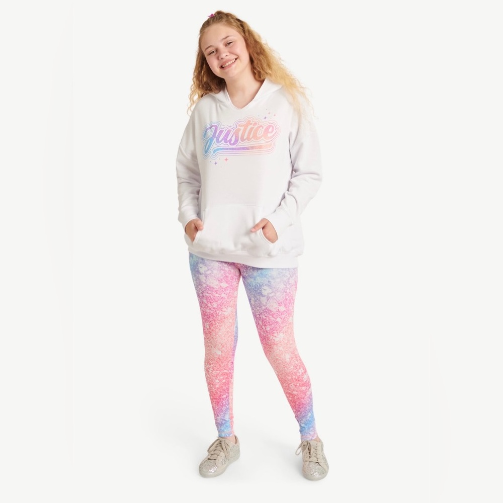Justice Girls Hoodie & Legging 2-Piece Outfit Set